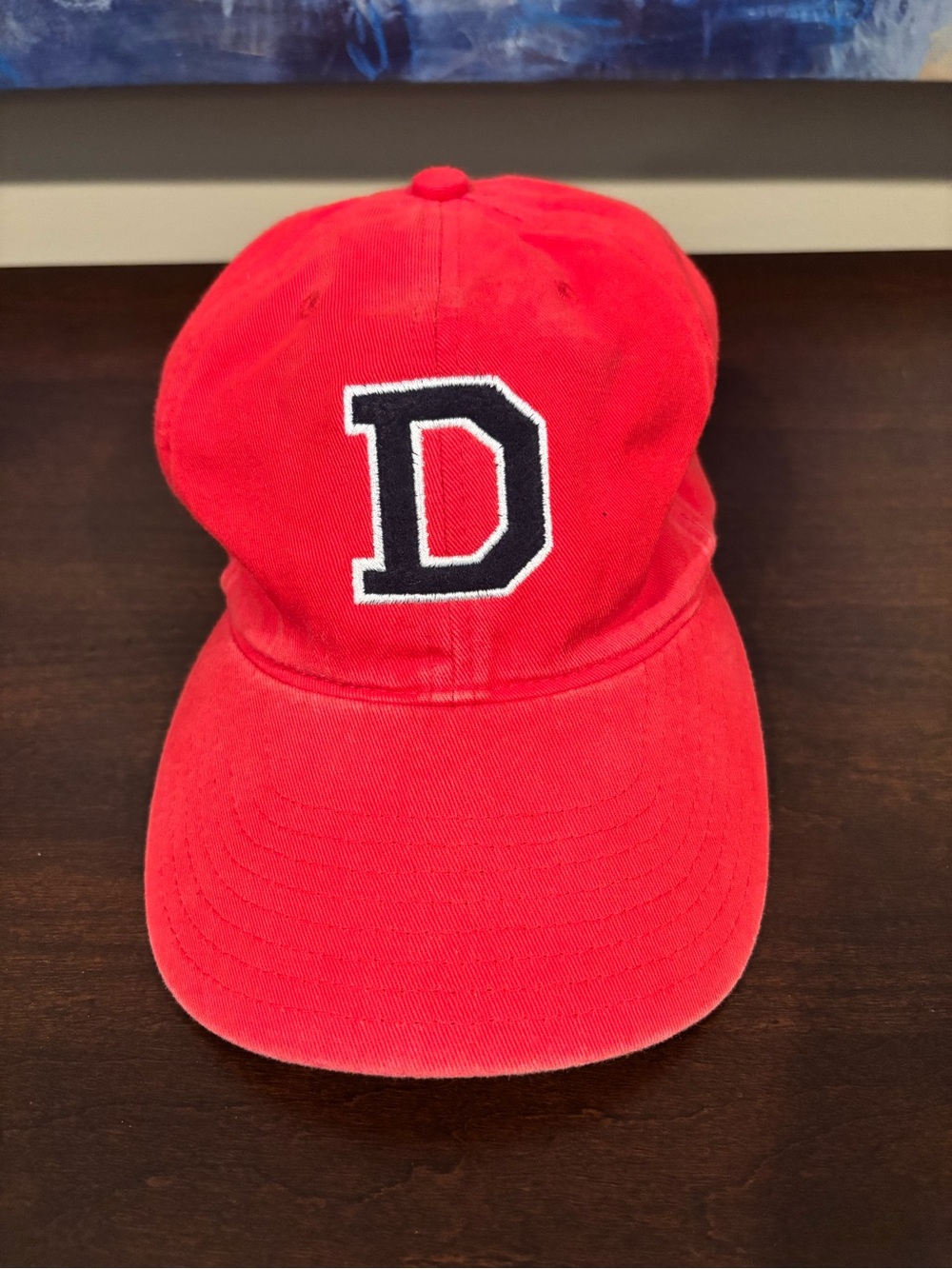 Vintage Dickinson College Baseball Hat Red